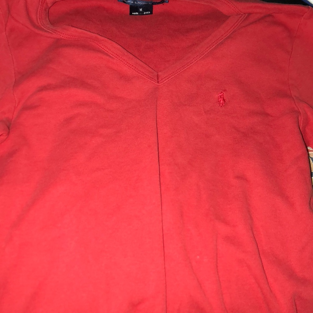 Long sleeve polo top